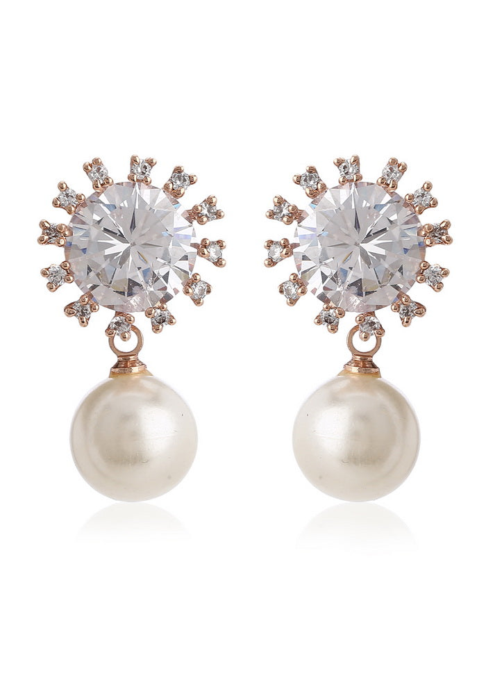 Estele American diamond earrings for women - Indian Silk House Agencies