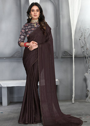 Rama Green Dupion Silk Saree With Blouse Piece - Indian Silk House Agencies
