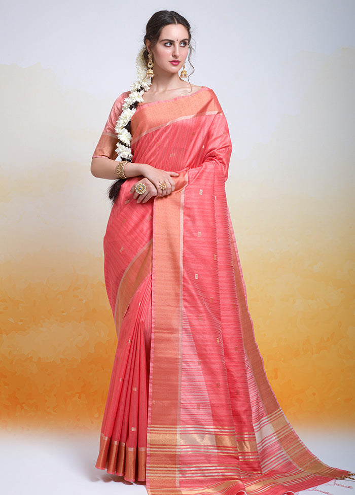 Rani Cotton Saree With Blouse Piece - Indian Silk House Agencies