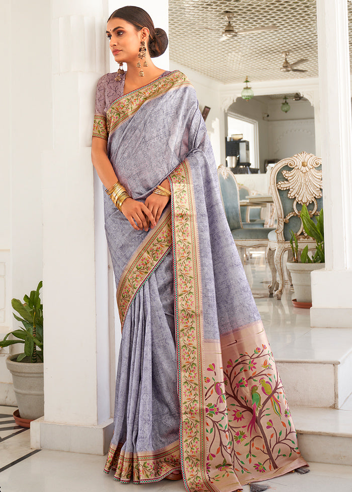 Multicolor Cotton Saree With Blouse Piece - Indian Silk House Agencies