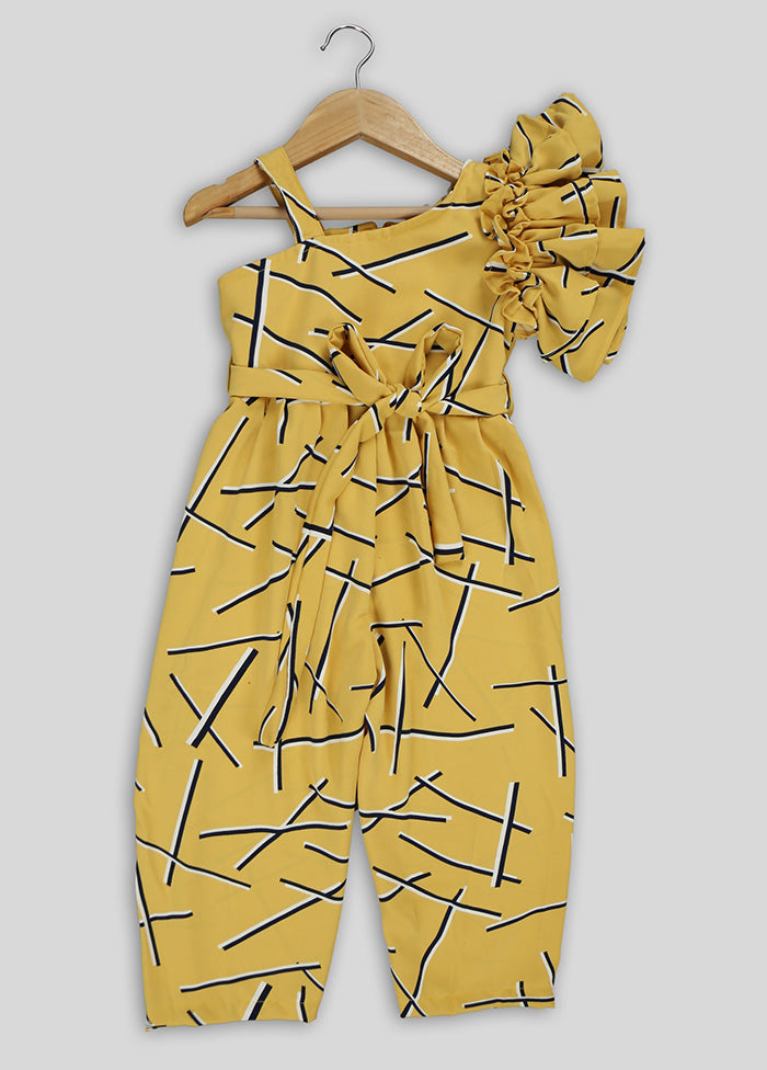 Yellow Jumpsuit For Girls - Indian Silk House Agencies