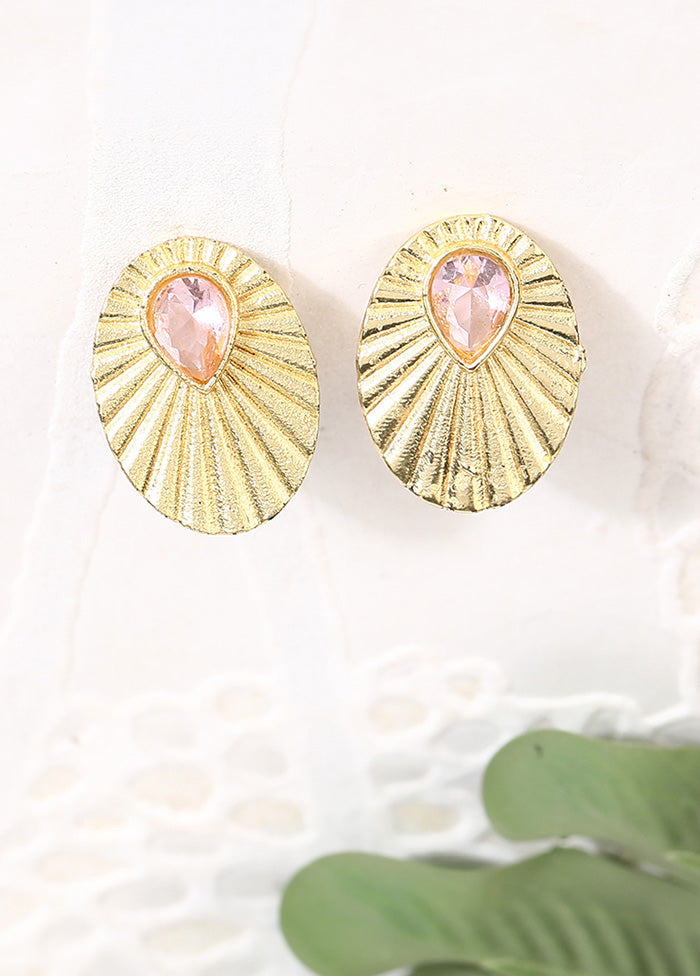 Miny Size Matte Gold Earrings - Indian Silk House Agencies