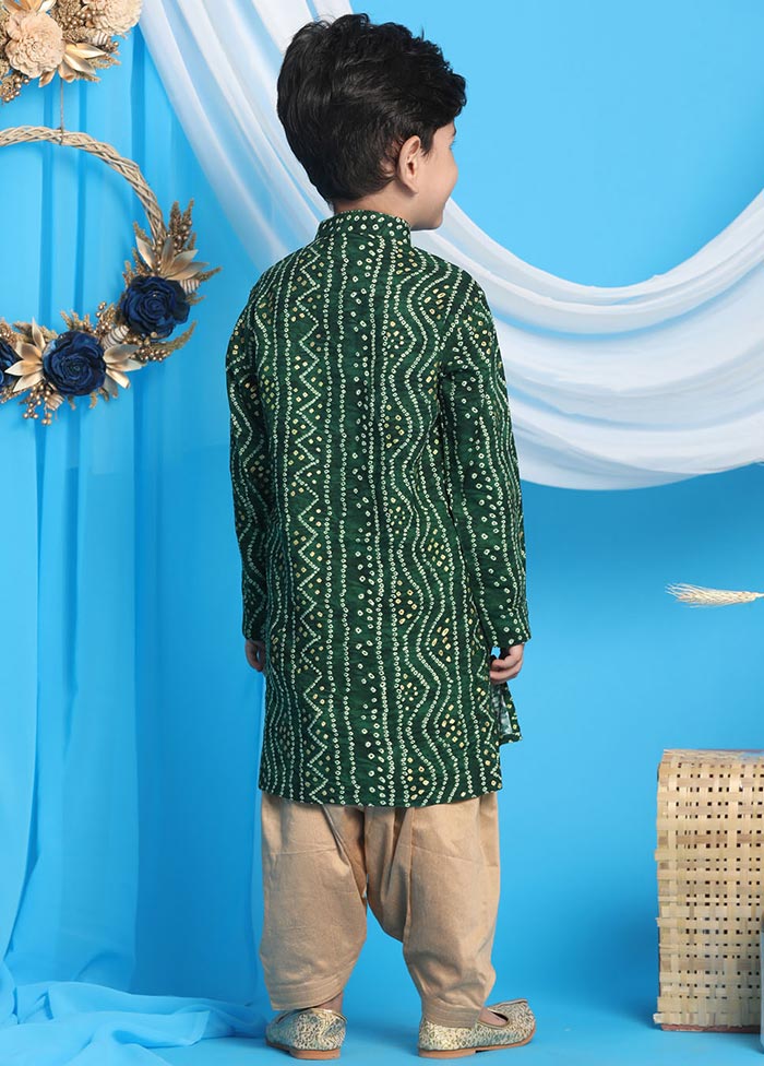 2 Pc Green Viscose Kurta Pajama Set - Indian Silk House Agencies