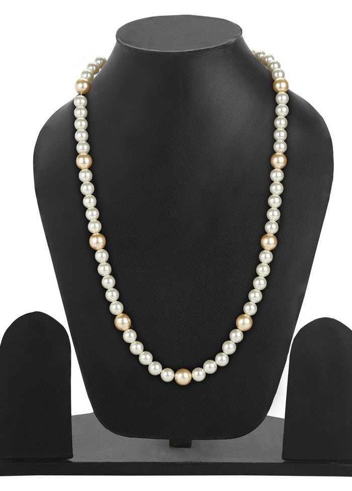 Estelle One Line Pearl Necklace - Indian Silk House Agencies