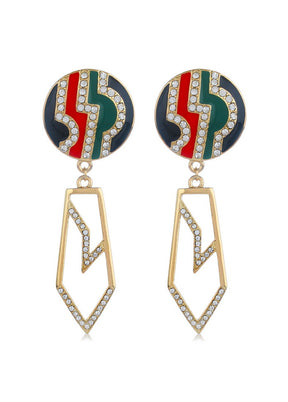 Estelle Deco Light Earrings - Indian Silk House Agencies