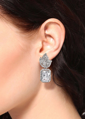 Estelle Fancy American Diamond stones Earrings - Indian Silk House Agencies