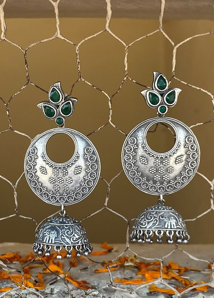 Tribal Silver Tone Long Jhumka - Indian Silk House Agencies